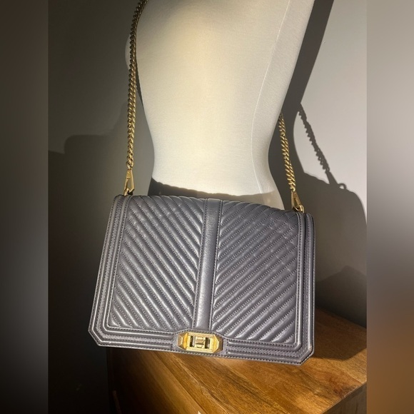 Rebecca Minkoff Chevron Quilted Love Crossbody - Picture 4 of 14